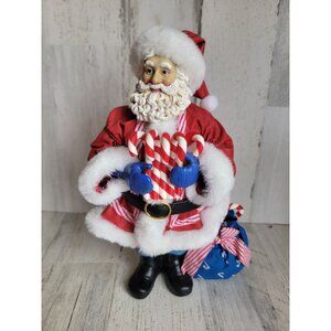 Clothtique possible dreams Candy cane carry on santa‎ claus xmas